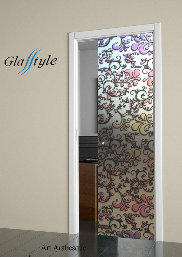 arabesque porta stratificata con immagine antisfondamento su misura personalizzata cristallo porta finestra salotto cucina scrigno eclisse venezia lazio lombardia porte a vetri quadri immagini stampe su porte vetrovicenza bergamo verona rovigo reggio emilia porta a vetro scorrevole design immagine stampata vetreria verona vetreria vicenza vetreria arzignano vetreria padova scrigno eclisse porte tuttovetro